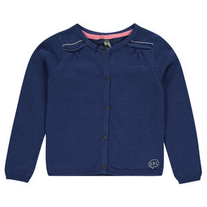 Gilet uni en tricot slub 