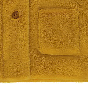 Parka con capucha de pelo falso y forro de borreguillo 