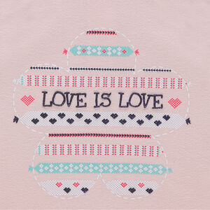 Tee-shirt manches courtes avec print fantaisie 