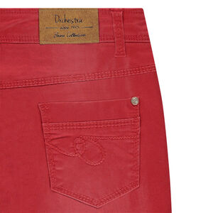 Júnior - Pantalón de sarga de corte slim con efecto desgastado y arrugado.  Main Júnior - Pantalón de sarga de corte slim con efecto desgastado y arrugado.