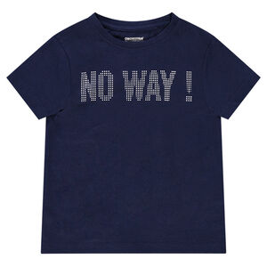 Júnior - Camiseta de manga corta de punto con estampado de fantasía 