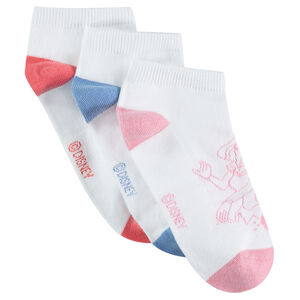 Juego de 3 pares de calcetines cortos de princesas ©Disney de jacquard  Main Juego de 3 pares de calcetines cortos de princesas ©Disney de jacquard