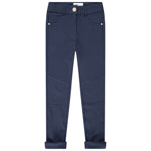 Pantalón de sarga skinny con costuras de fantasía  Main Pantalón de sarga skinny con costuras de fantasía