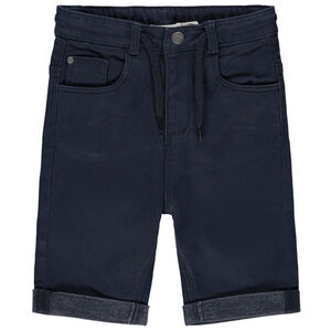 pantalon corto en toile con cordon 