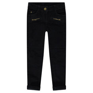 Pantalón slim de terciopelo 
