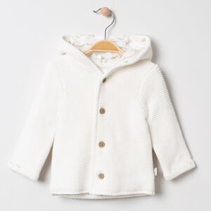 Gilet à capuche en maille doublé jersey imprimé  Main Gilet à capuche en maille doublé jersey imprimé