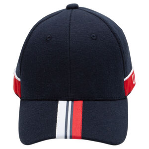 Júnior - Visera lisa elástica con bandas que contrastan 