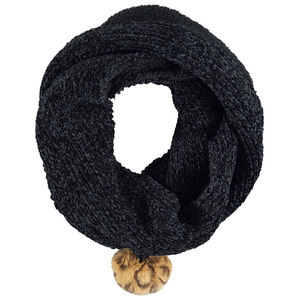 Júnior - Snood de punto de oruga con forro de borreguillo  Main Júnior - Snood de punto de oruga con forro de borreguillo