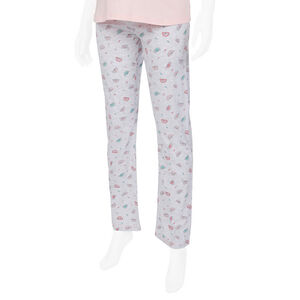 Pantalón homewear de embarazada con estampado de frutas 