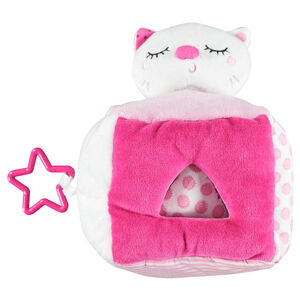 Peluche cubo de actividades y formas 
