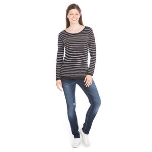 Jeans para el embarazo slim efecto usado 