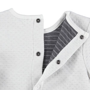 Conjunto de camiseta con forro de punto y pantalón con estampado de osito 