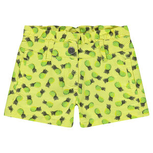 Pantalón corto de sarga con estampado de fantasía all over  Main Pantalón corto de sarga con estampado de fantasía all over