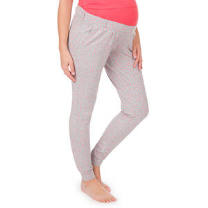 Pantalón homewear de embarazada estampado all-over 