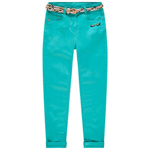 Pantalon en toile à ceinture tressée  Main Pantalon en toile à ceinture tressée