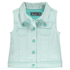 Chaqueta sin mangas de Twill fluo 