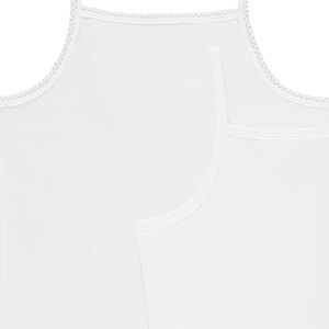 Lote de 2 tops de tirantes de algodón de color liso / con estampado  Main Lote de 2 tops de tirantes de algodón de color liso / con estampado