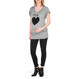 Camiseta manga corta de embarazo mágica Es un niño 