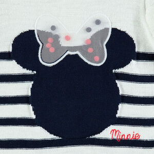 Jersey de punto slub con Minnie ©Disney de jacquard y lazo de tul   Main Jersey de punto slub con Minnie ©Disney de jacquard y lazo de tul