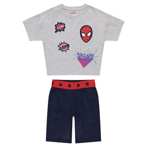 Pijama corto de punto con parches ©Marvel de Spiderman 