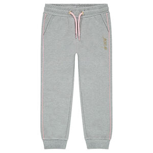 Júnior - Pantalón de chándal de felpa con ribetes en contraste  Main Júnior - Pantalón de chándal de felpa con ribetes en contraste