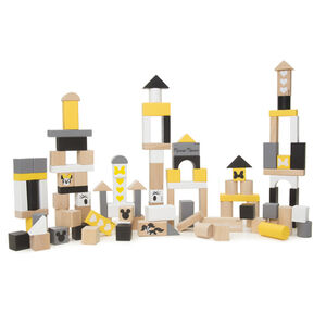 Bloques de construcción de madera Minnie 100 piezas 