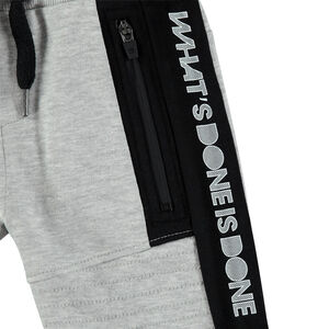 Bermudas de felpa con bolsillos con cremallera 