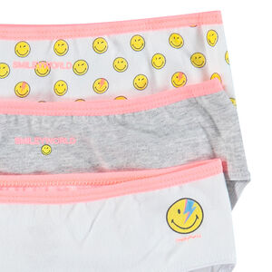 Júnior - Juego de 3 culottes de algodón con estampado de ©Smiley 
