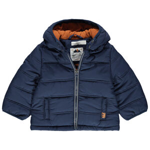 Doudoune à capuche doublée micopolaire 