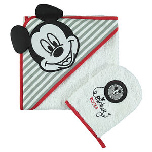 Conjunto de baño de rizo con bordado de Disney Mickey 