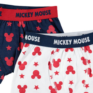 Juego de 2 bóxers de algodón con estampado de Mickey Disney 