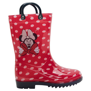 Botas de agua de goma con lunares all-over y estampado Minnie, del 20 al 23  Main Botas de agua de goma con lunares all-over y estampado Minnie, del 20 al 23