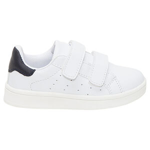 Deportivas bajas de color liso con velcro 