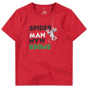 Camiseta de manga corta de punto con mensaje y estampados ©Marvel Spiderman 