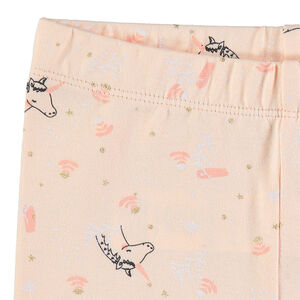 Leggings de punto con estampado all-over 