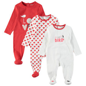 Pack de 3 pijamas de punto 