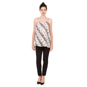 Top de embarazada con estampado all-over. 