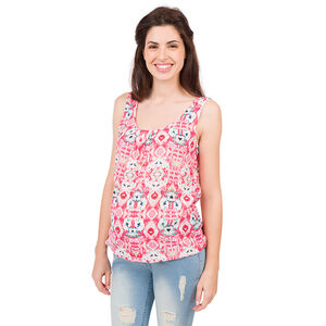 Top premamá con estampado de flores all-over 