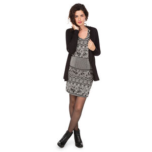 Chaqueta premamá con tela de fantasía 