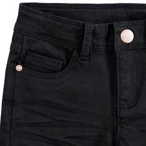 Pantalón de sarga teñido con efecto arrugado   Main Pantalón de sarga teñido con efecto arrugado
