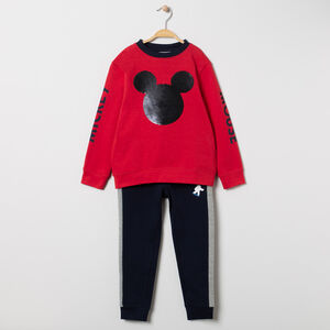 Jogging en molleton avec serti Mickey Disney en sequins magiques 