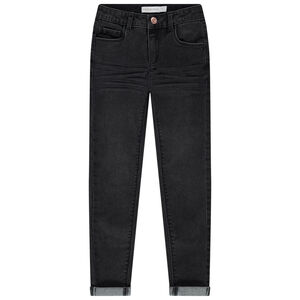 Jeans skinny efecto desgastado de denim niña 