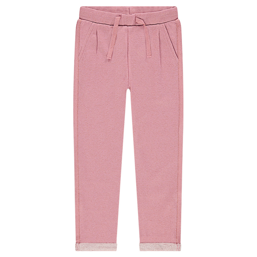 Júnior - Pantalón de chándal mezcla de felpa con hilo brillante 
