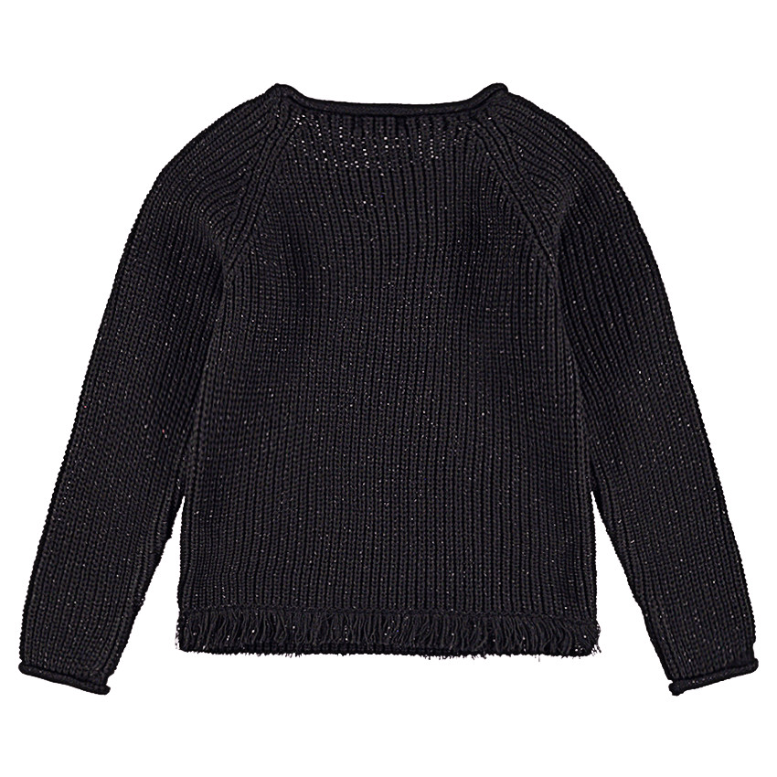 Júnior - Jersey de punto mezclado e hilo brillante con flecos  Additional Júnior - Jersey de punto mezclado e hilo brillante con flecos