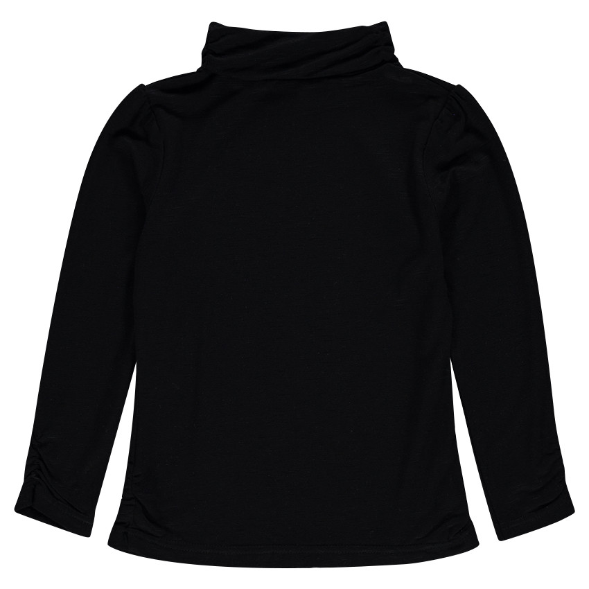 Sous-pull en jersey slub à col roulé 