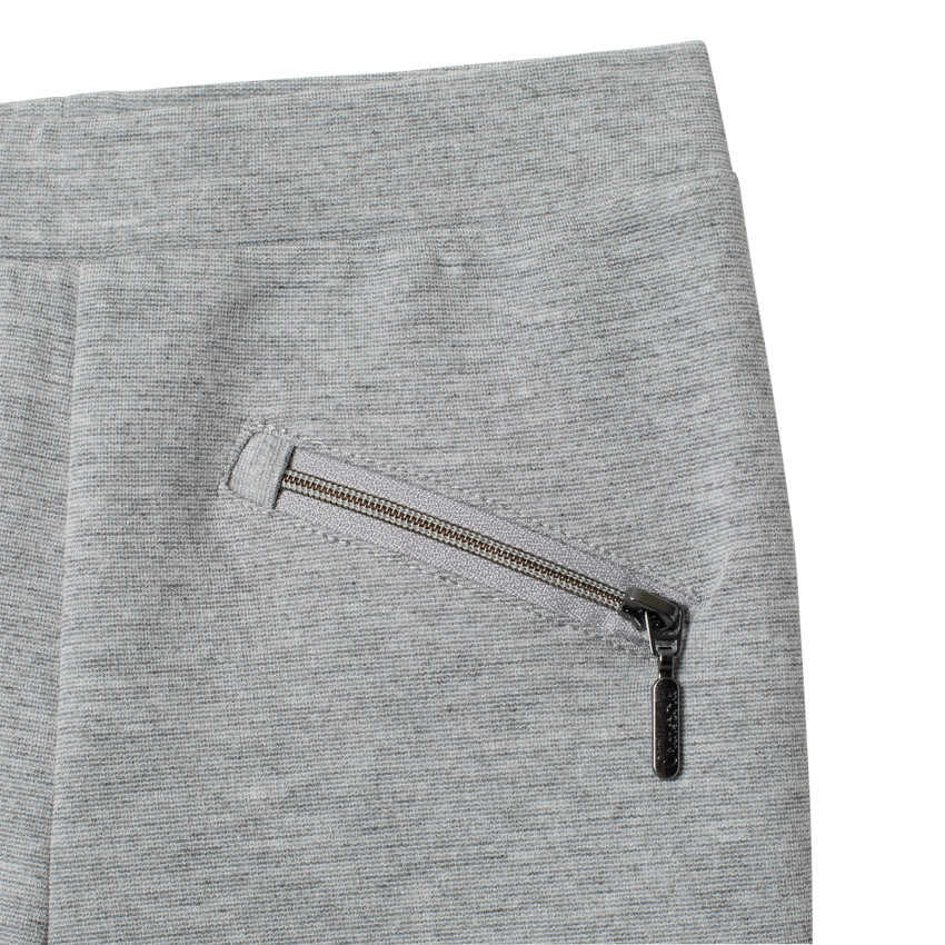 Jegging en milano à bandes et poches zippées 