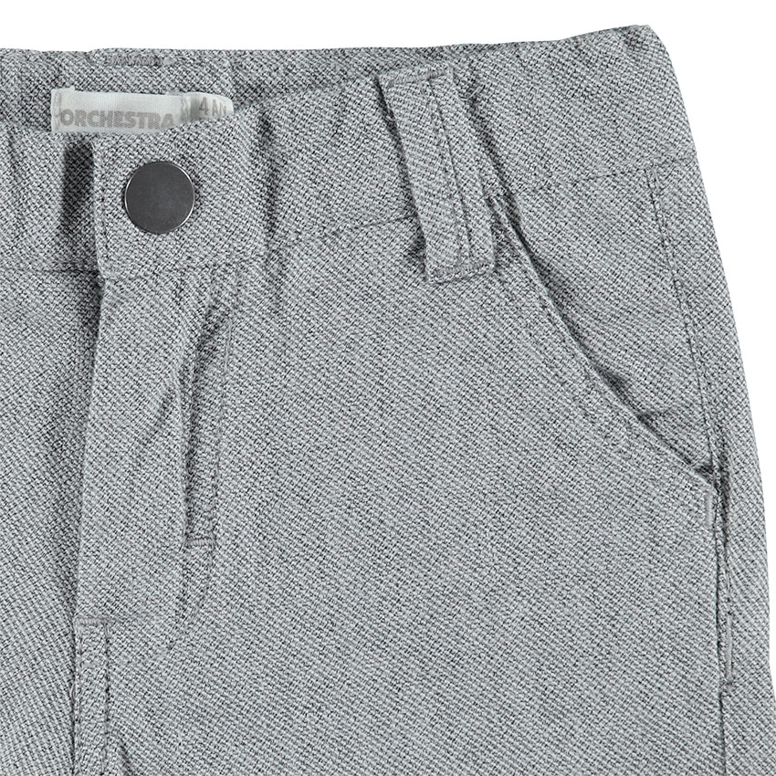 Bermudas de algodón de fantasía jaspeadas 