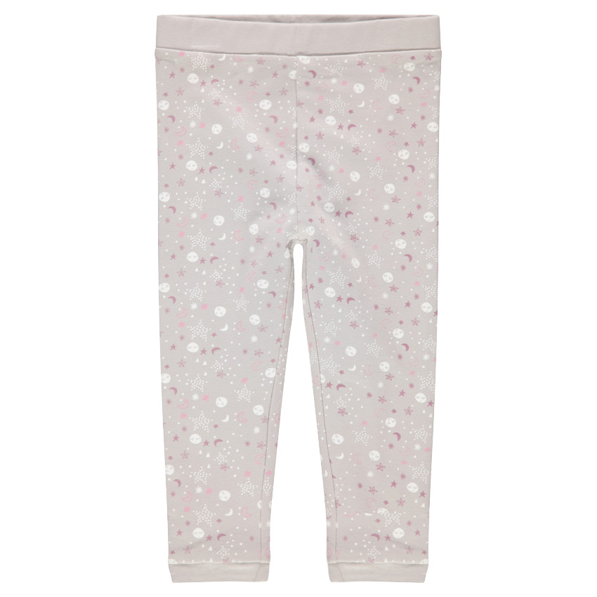 Pantalón de punto con estampado de estrellas all-over 