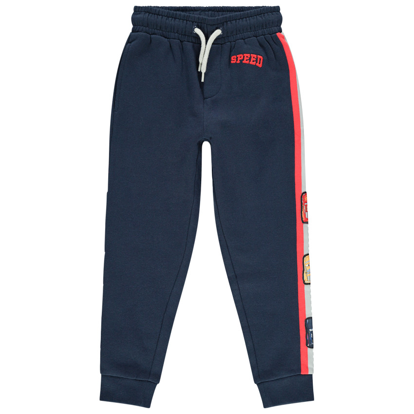 Pantalón de jogging de felpa con bandas y personajes Cars 