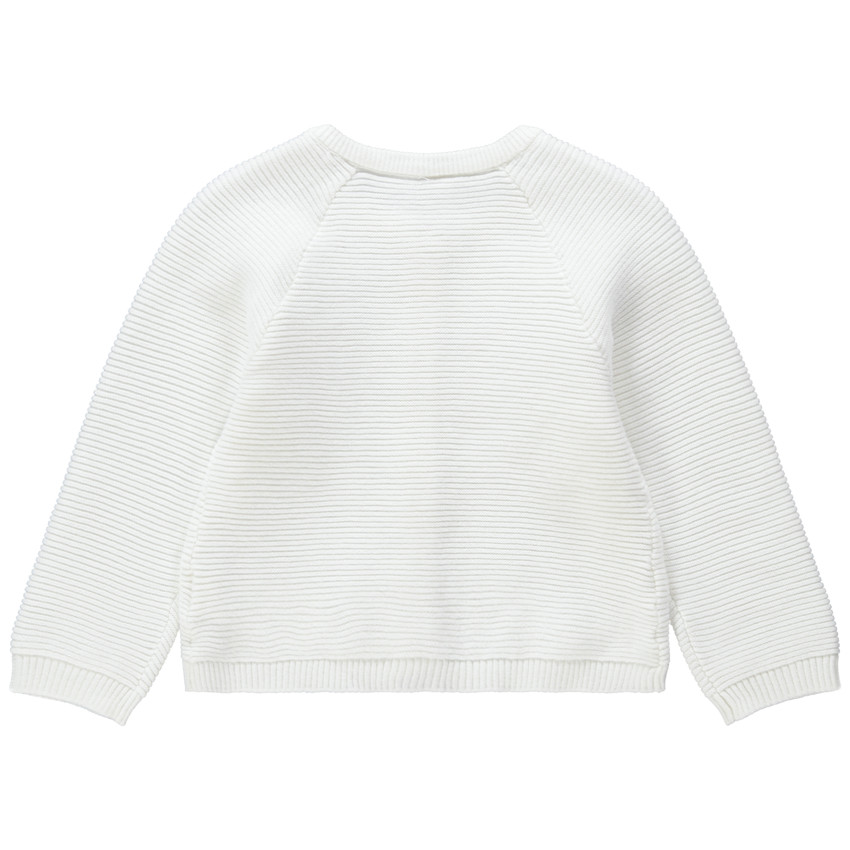 Chaqueta de punto con botones de efecto cuerno 